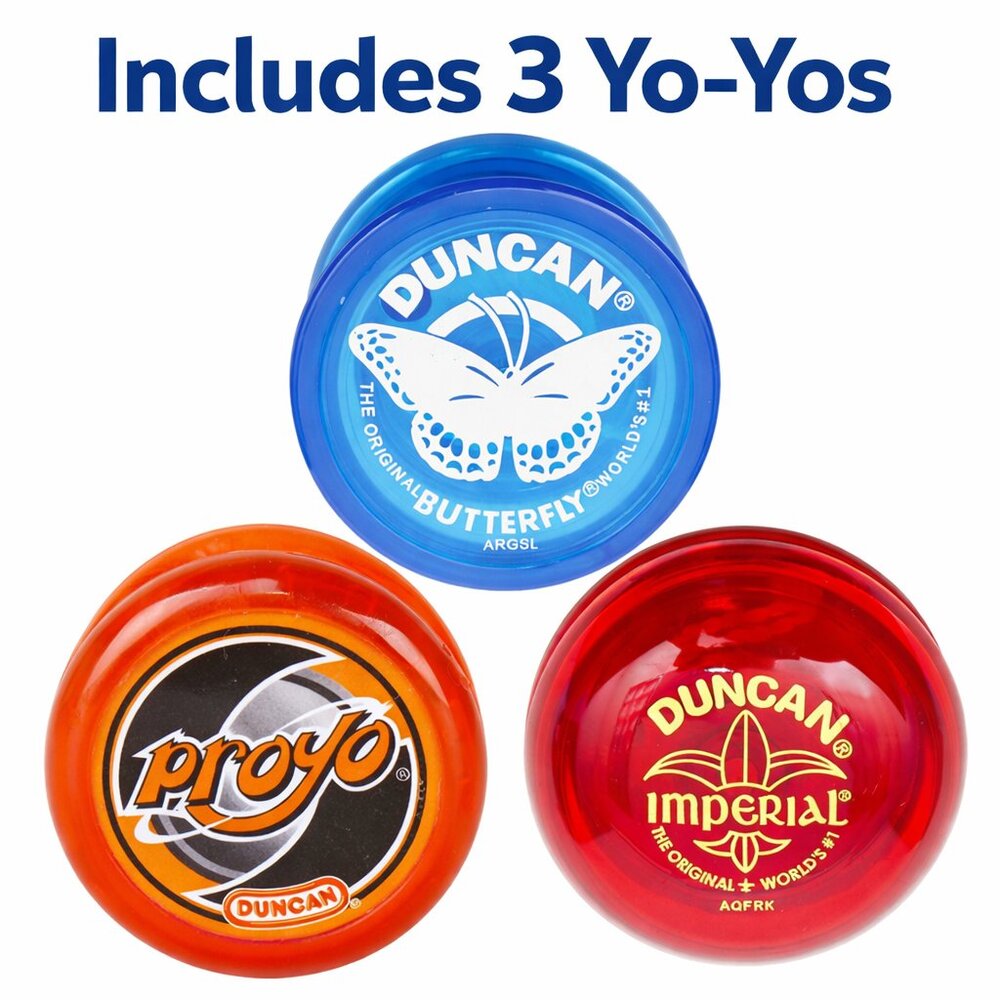 Duncan Yo-Yo Set of 3 Mixed Yo-Yos New Sealed For Age 6+